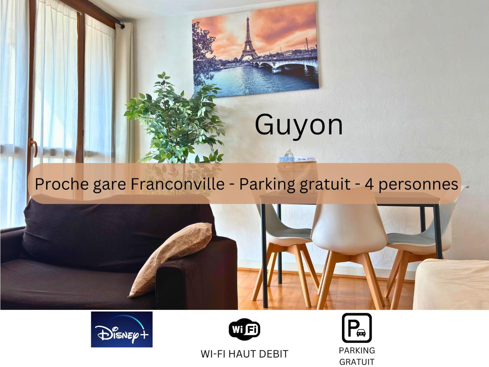 شقة Guyon - Cosy Proche Gare Parking Facile - Balcon #Sirdest فرانكونفيل المظهر الخارجي الصورة